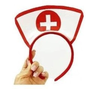 Kit Enfermeira  Tiara  Com Estetoscopio