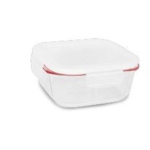 Pote Hermetico de Vidro Quadrado 800 Ml