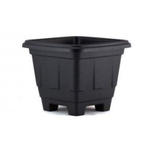 Vaso Quadrado N°1  Preto