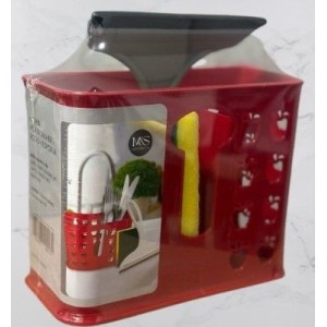 Kit Pia  Porta Talher + Rodo+ Esponja