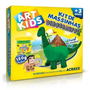 Kit de Massinhas Dinossauros 150 Gramas