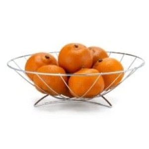 Fruteira De Mesa Linha Life Cromada