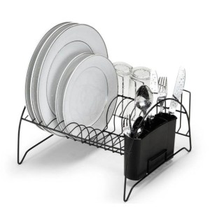 Escorredor  Black Fan  Com  Porta Copos