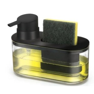 Dispenser  Detergente e Bucha Preto