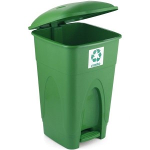 Lixeira Seletiva 65 Litros Com Pedal Verde