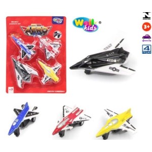 Avião  a Fricção Reis do Céu 4 Peças