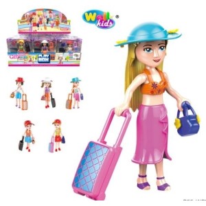 Boneca De Montar  Play  Box Fashion  Girls Sortidos  21 Peças