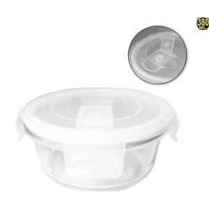 Pote Hermético Redondo 380 Ml Vidro