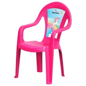 Poltrona  Infantil  Stile  Rosa Unicórnio