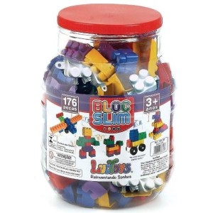 Bloc Slim -Pote Com  176 Peças