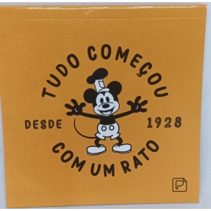 Bloco  Quadrado 14 X 14 CM 50 Folhas  - Mickey