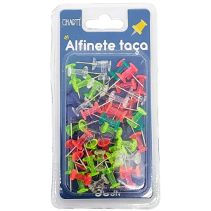 Kit  De Alfinetes Taças 50 Peças