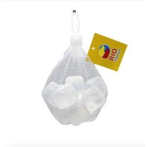 Gelinho Plastico Incolor  Com 10 - 2 CM