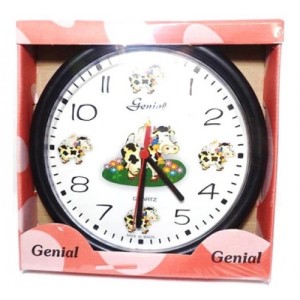 Relógio de Parede Redondo Plástico