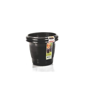 Conjunto de Vaso Redondo com 2 Peças Preto 700 ML