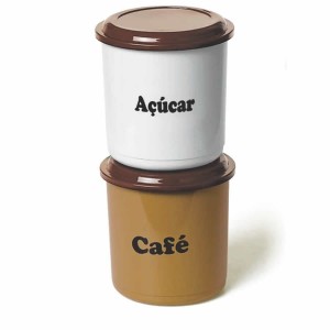 Conjunto Mantimento com 2 Peças 1300 ML Café e Açucar