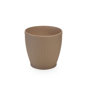 Vaso Rattan Pequeno Palha