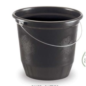 Balde  8 Litros Preto