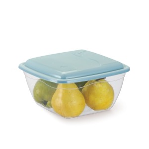 Container  Versátil 3,0 Litros  Quadrado Transparente