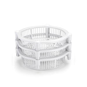 Fruteira  Versatil 3 Cestas Branca