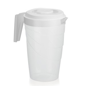 Jarra 3,700 Litros Redonda Com Tampa Translucida