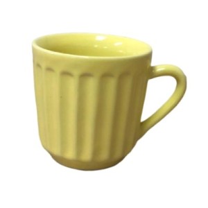 Caneca Canelada Amarelo 150 ML