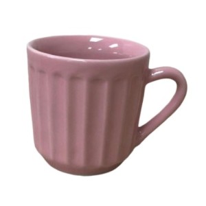 Caneca Canelada Rosa 150ML