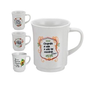 Caneca Americana Branca Decorada Salmo