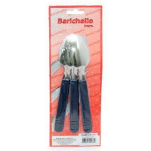 Colher Com 3 Azul Cartela