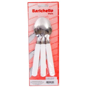 Colher Com 3 Branco Cartela