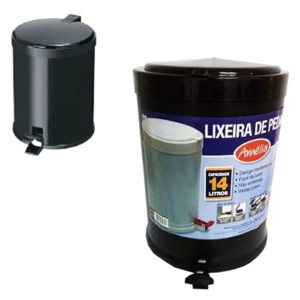 Lixeira Automatica Luxo Com Pé