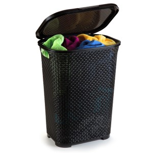 Cesto Rattan Preto 30 Litros