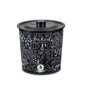 Lixeira Redonda Blackboard 3 Litros