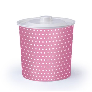 Lixeira Decorada Poa Rosa 3 Litros Sortidos