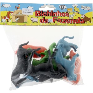 Bichinhos da Fazenda com 10 Peças