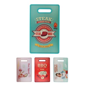 Tabua Plastica Retangular 37 x 22,5 Cm  Vintage