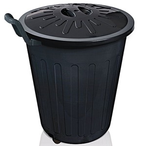 Cesto Fechado 100 Litros Com Rodas