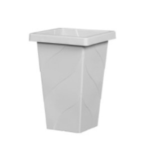 Vaso Quadrado  Coluna Pequeno Marmorizado 13 litros