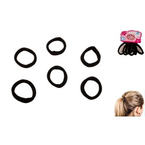 Amarrador De Tecido Para Cabelo Preto