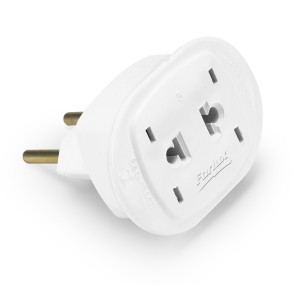 Pino Adaptador  Bipolar Branco Individual