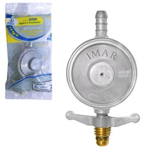Regulador De Gás  1Kg/h 0727/01ABS  Cinza Novo