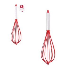 Bate Clara Silicone 29,5 Cm Vermelho