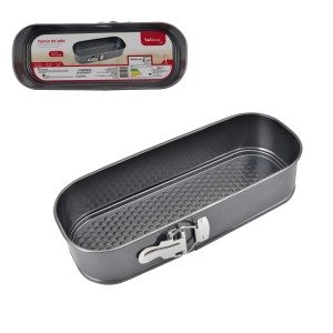 Forma  De  Pão Com Fundo  Removível  31X12X7 CM