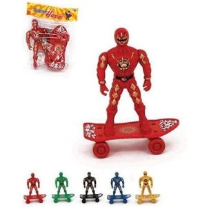 Boneco Super Heroi Com Skate