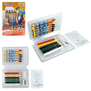 Kit Escolar Com 18 Peças Herões