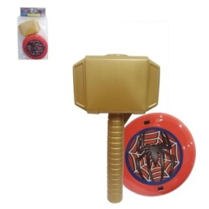 Martelo Guerreiro Com Escudo Solapa