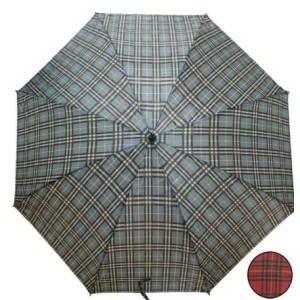 Guarda Chuva Portaria Xadrez Variado Varetas duplas Poliester Manual 150 cm x 8