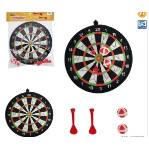 Jogo De Dardos 28 Cm 2 Dardos  2 Bolas