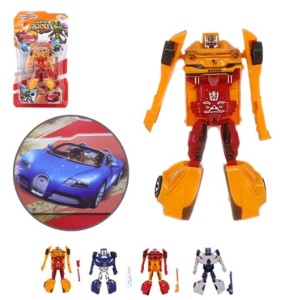 Robô Mega Hero Carro Super Transforme Cartela