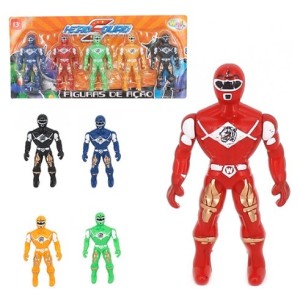 Boneco Hero Squad 5 Peças